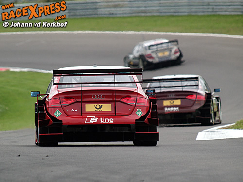Audi's in achtervolging